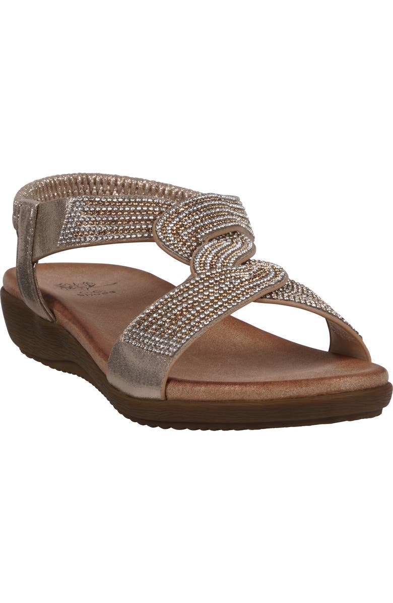 GC SHOES Viana Ankle Strap Sandal, Main, color, Gold