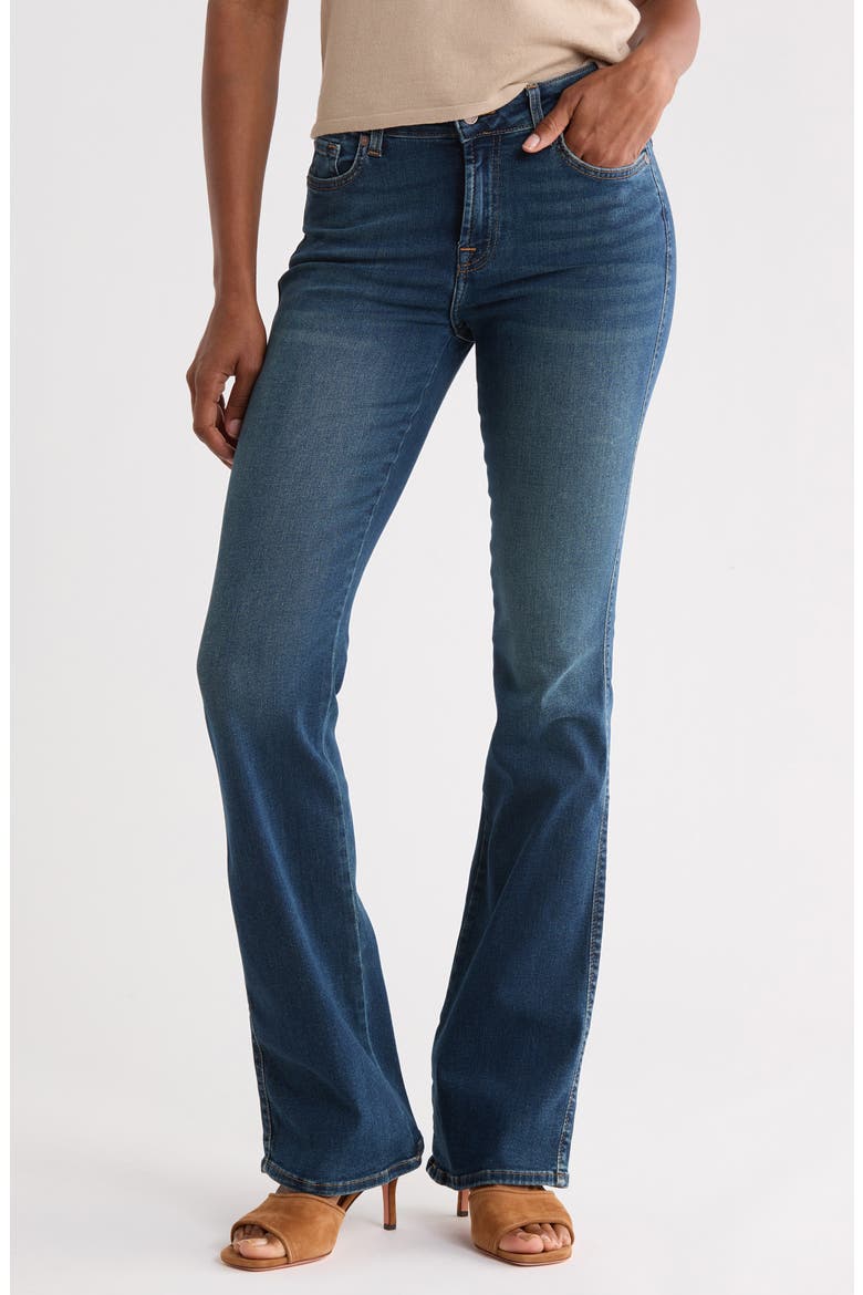 Kimmie Mid Rise Bootcut Jeans, Main, color, FREESIA