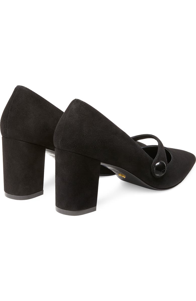 Stuart Weitzman SW 75 Pointed Toe Mary Jane Pump, Alternate, color,