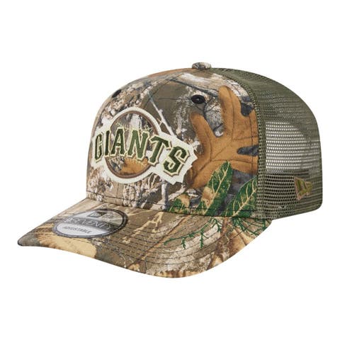 Men's New Era Camo San Francisco Giants Realtree 9SEVENTY Adjustable Hat