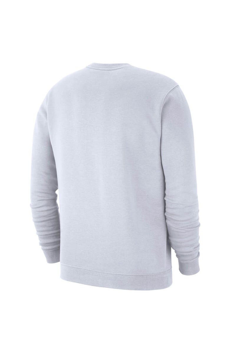 Nike Men's Nike White Michigan State Spartans Club Fleece Sweatshirt, Alternate, color, White