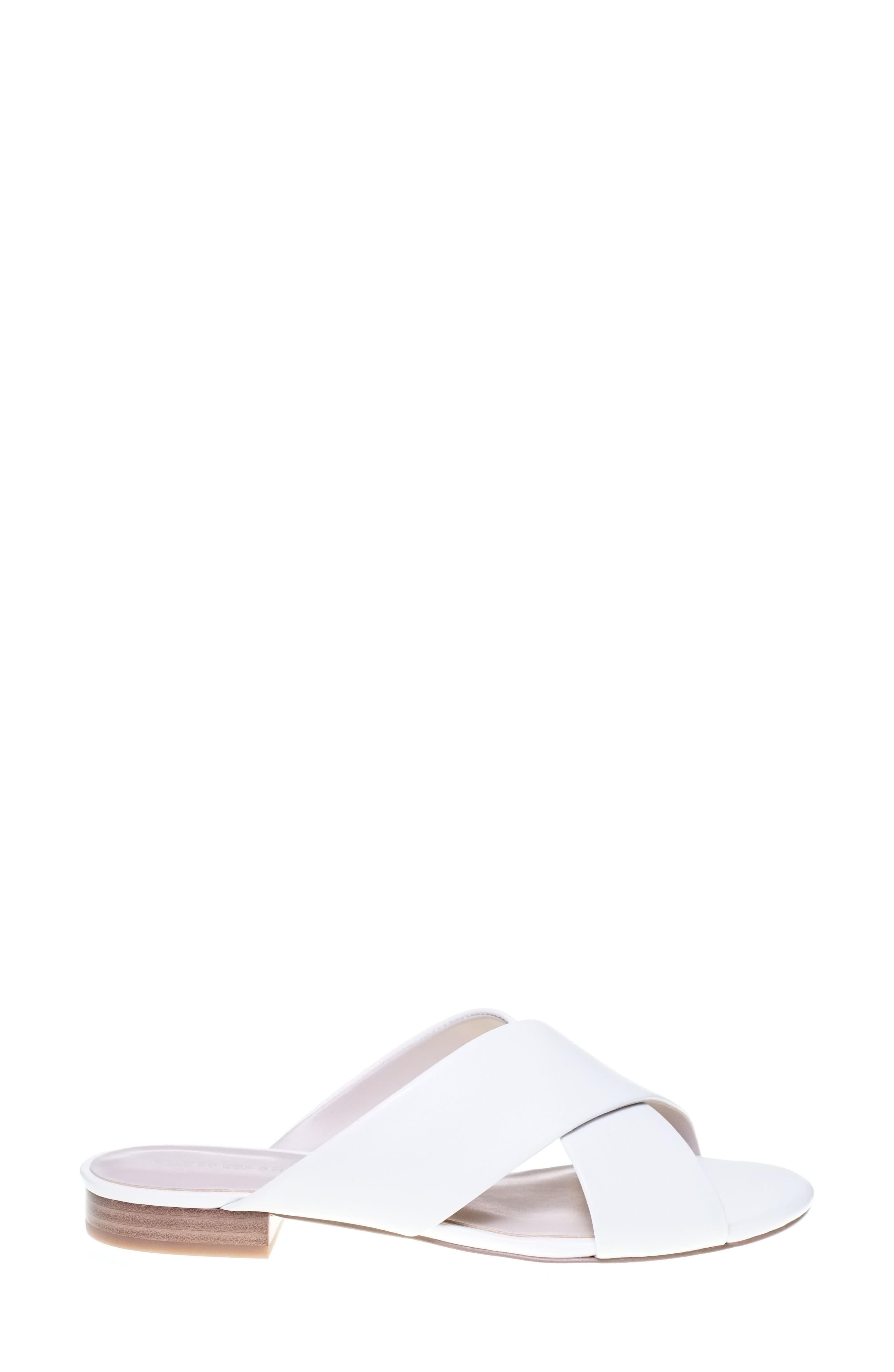 Yesenia Sandal, Alternate, color, WHITE LEATHER