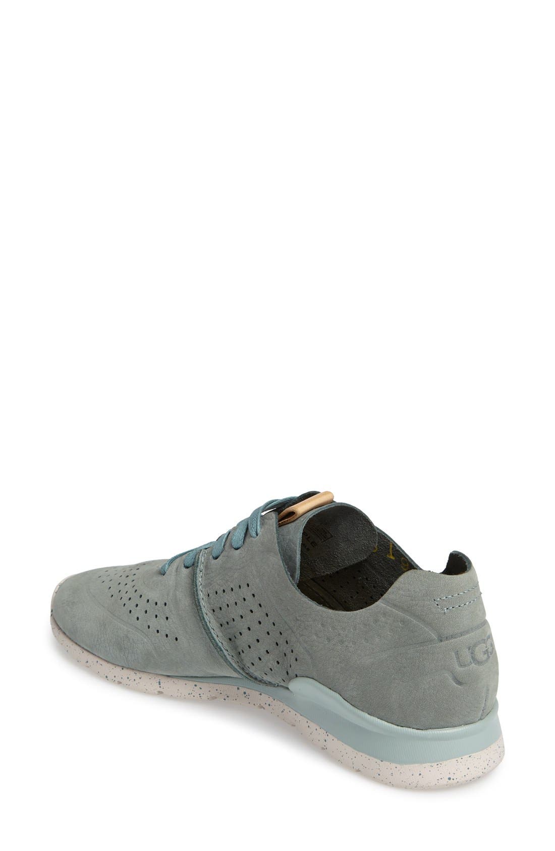UGG Tye Sneaker, Alternate, color, ALOE VERA NUBUCK LEATHER