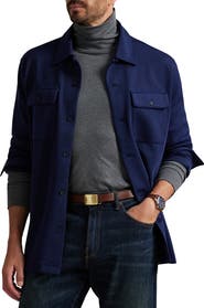 Polo Ralph Lauren Big & Tall Double-knit Teton Shacket