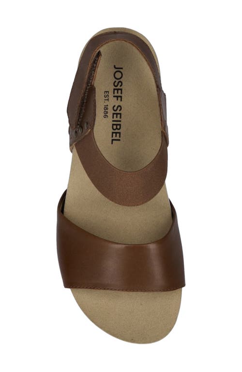 Josef Seibel Quinn Platform Wedge Sandal In Brown