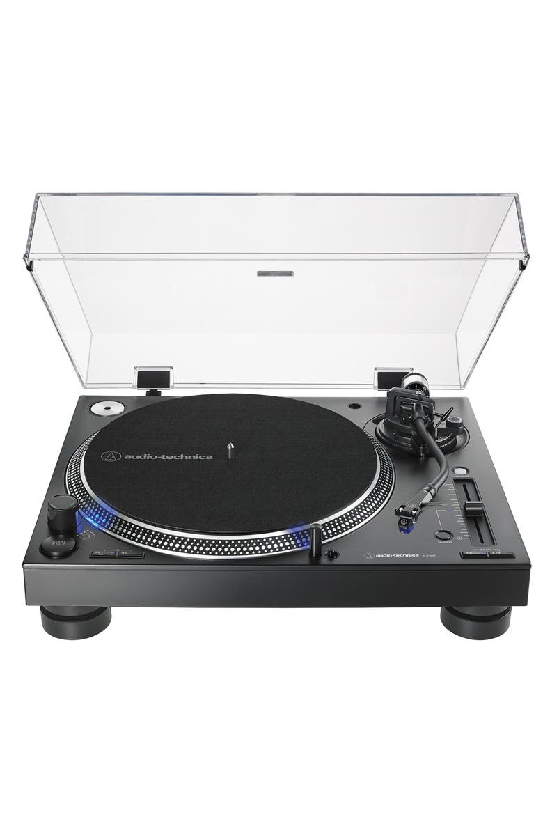 AT-LP140XP Direct-Drive Professional DJ Turntable, Main, color, Black