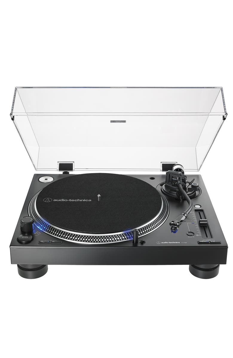 Audio-Technica AT-LP140XP Direct-Drive Professional DJ Turntable, Main, color, Black