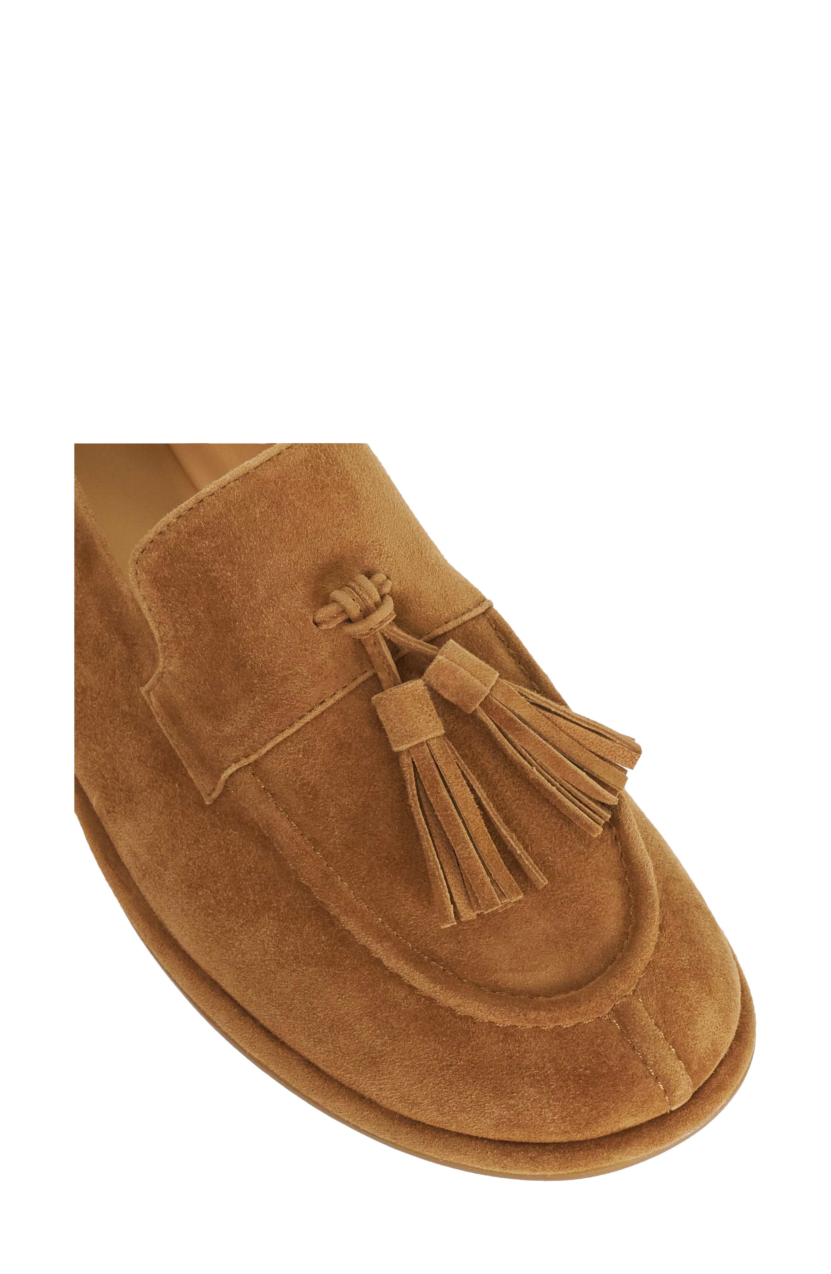 Grounding Tassel Loafer, Alternate, color, DARK TAN