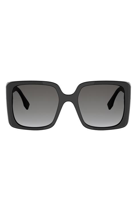 Frame 55mm Square Sunglasses