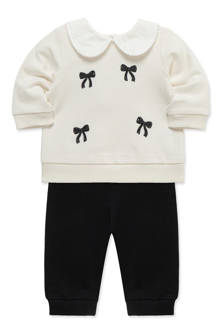 Peter Pan Sweatshirt & Joggers Set, Alternate, color, WHITE/ BLACK