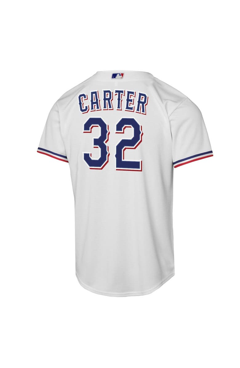 Nike Youth Nike Evan Carter White Texas Rangers Home Replica Player Jersey, Alternate, color, 