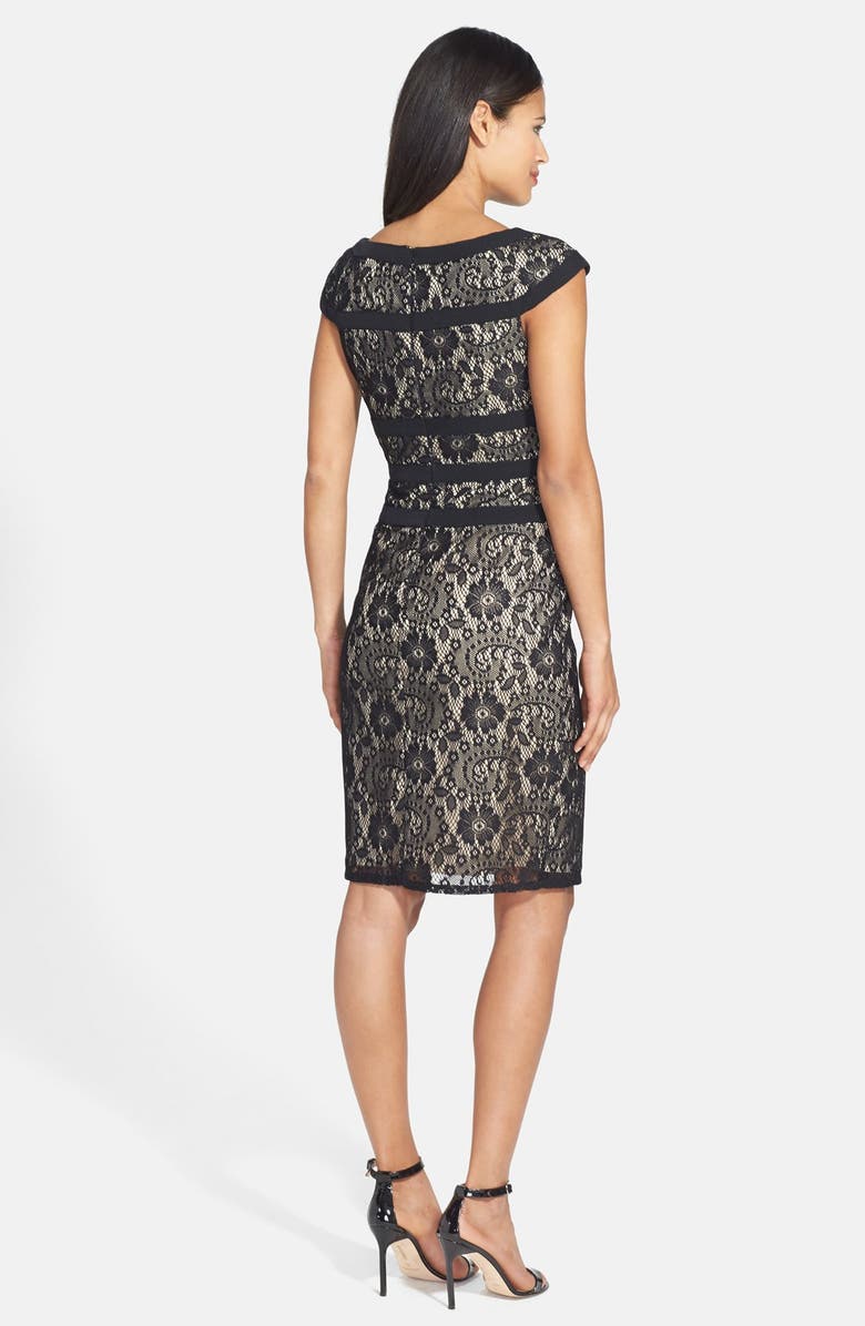 Adrianna Papell Lace Sheath Dress, Alternate, color,