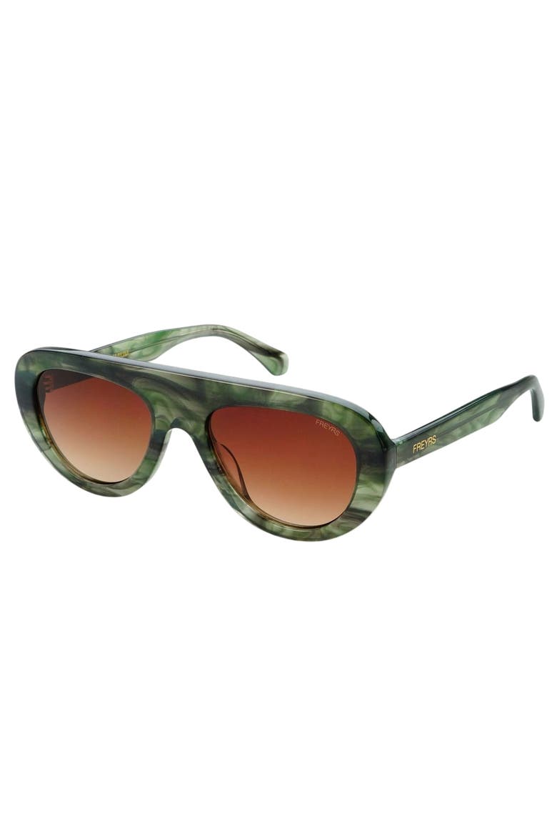 Jetsetter Aviator Sunglasses, Alternate, color, Emerald