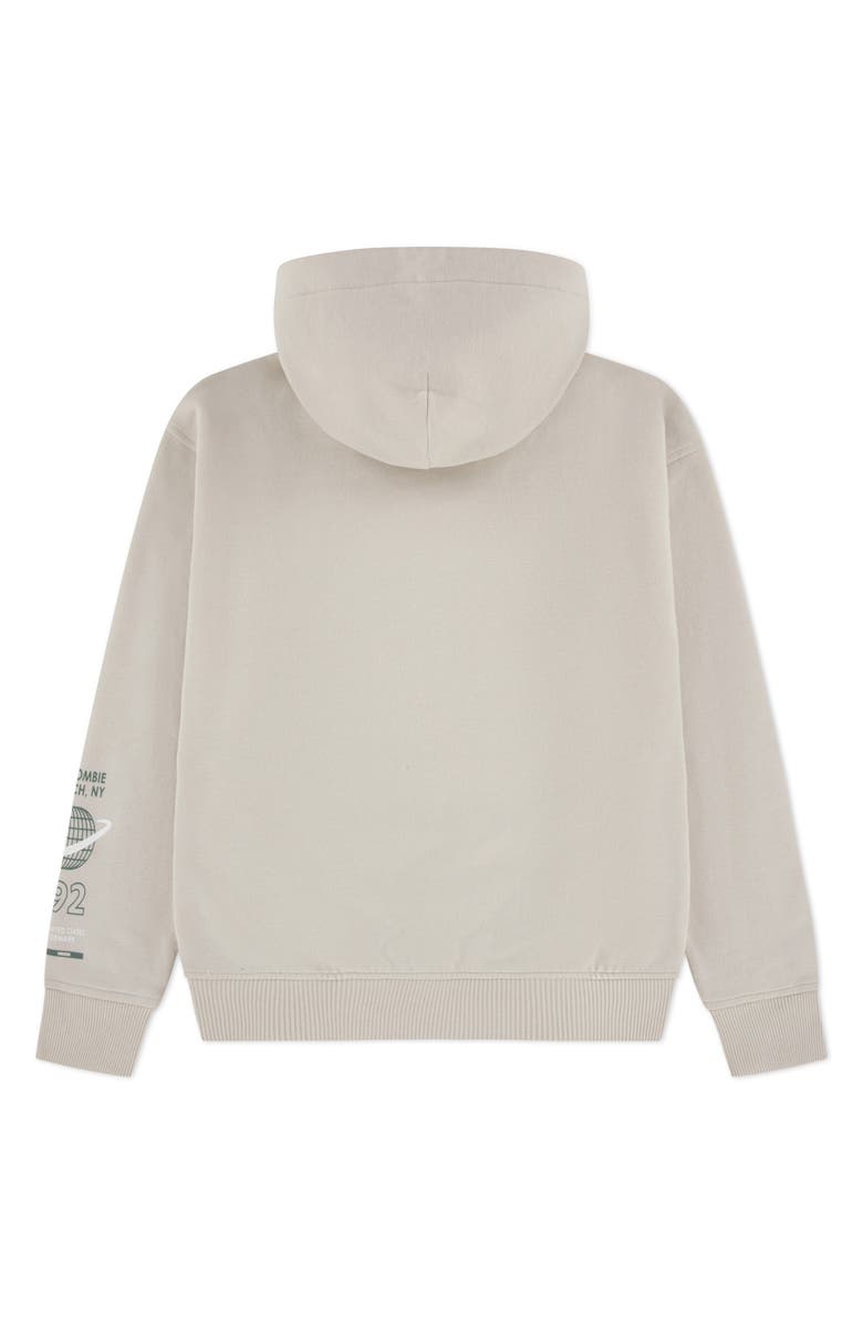 abercrombie kids Kids' NYC Buildings Graphic Hoodie, Alternate, color, Pumice Stone