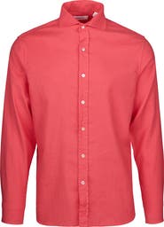 SWIMS Santorini Stretch Linen & Cotton Button-Up Shirt