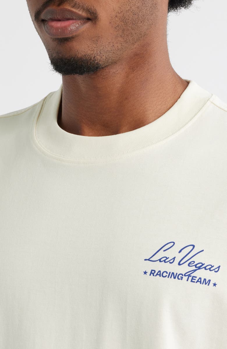 PacSun Vegas Cotton Graphic T-Shirt, Alternate, color, Cream