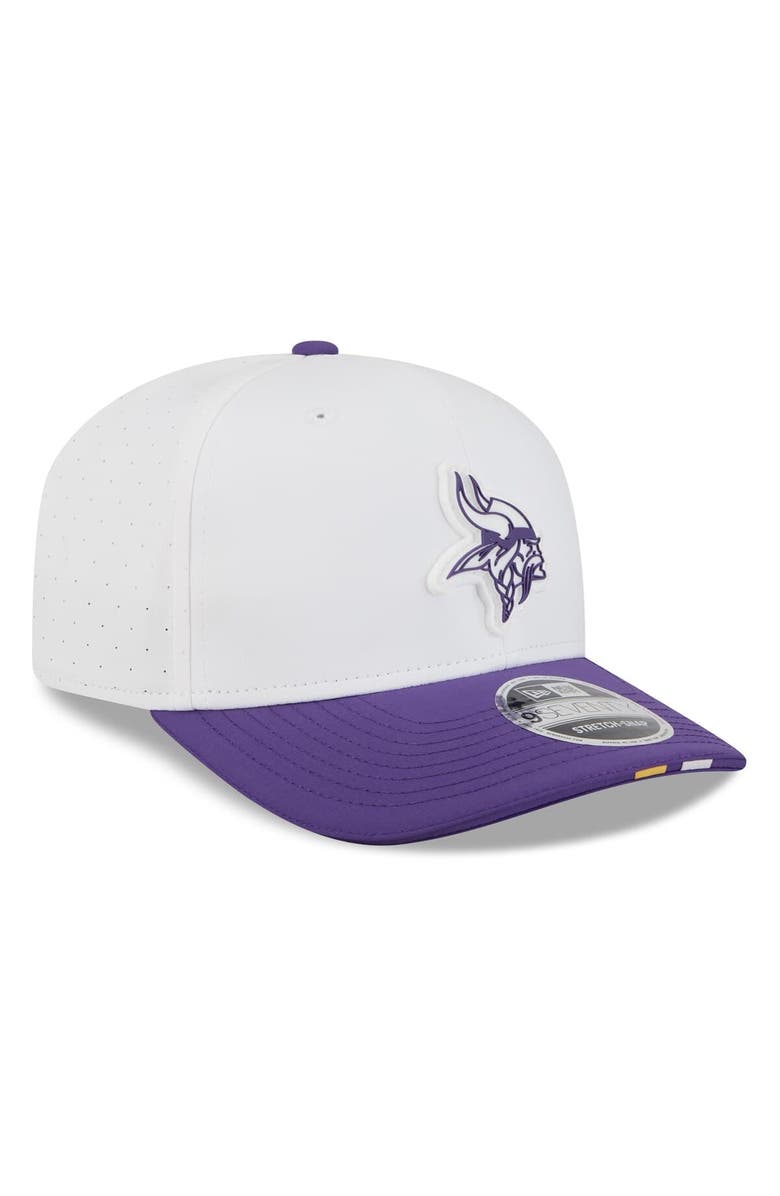 New Era Men's New Era  White/Purple Minnesota Vikings 2025 NFL Training Camp 9SEVENTY Adjustable Hat, Alternate, color, 