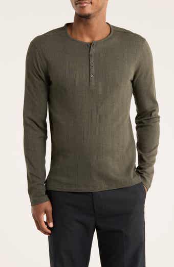 John Varvatos Richard Long Sleeve Waffle Henley
