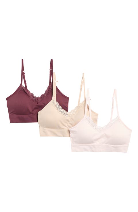 Everyday 3-Pack Lace Bralettes