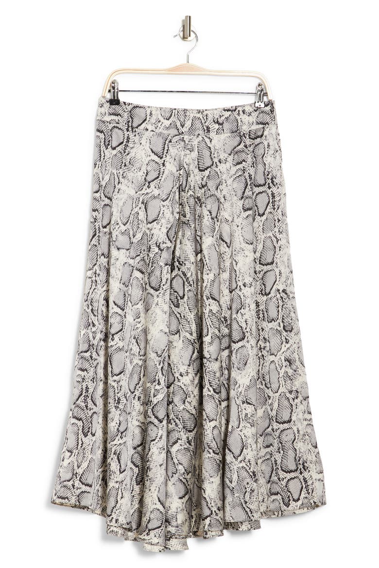Snake Skin Print Wide Leg Pants, Alternate, color, GREY SNAKE