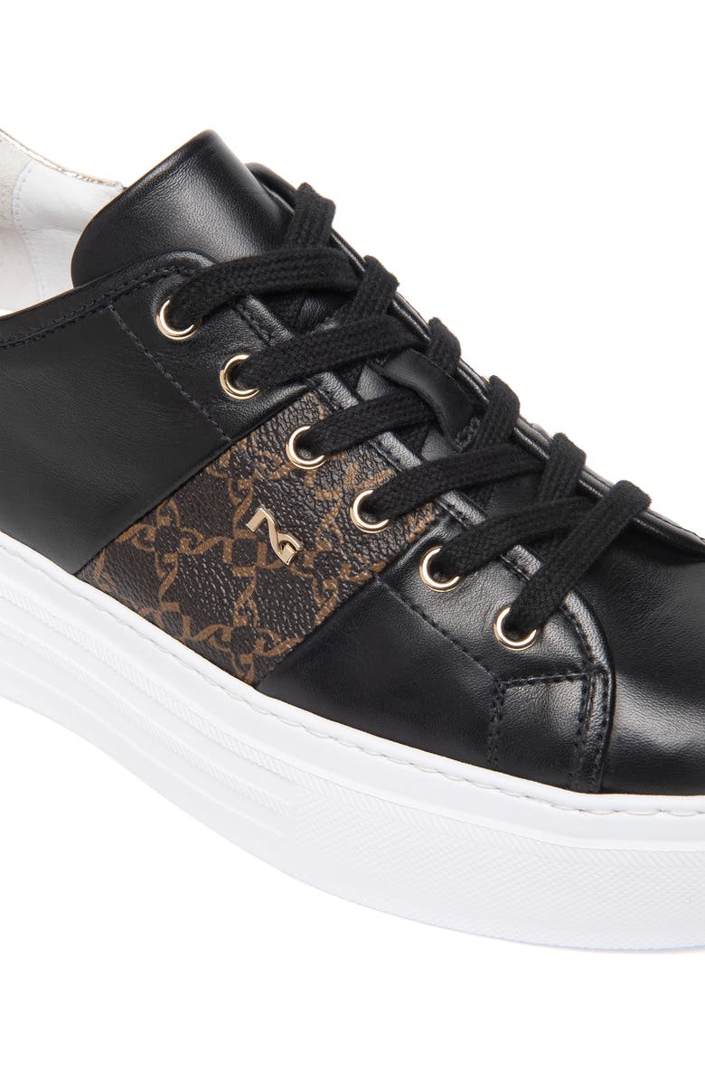 NeroGiardini Logo Skater Platform Sneaker, Alternate, color,