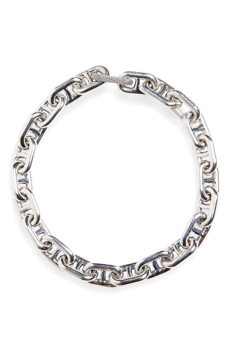 Good Art Hlywd Model 22 AA Sterling Silver Bracelet, Main, color, Silver