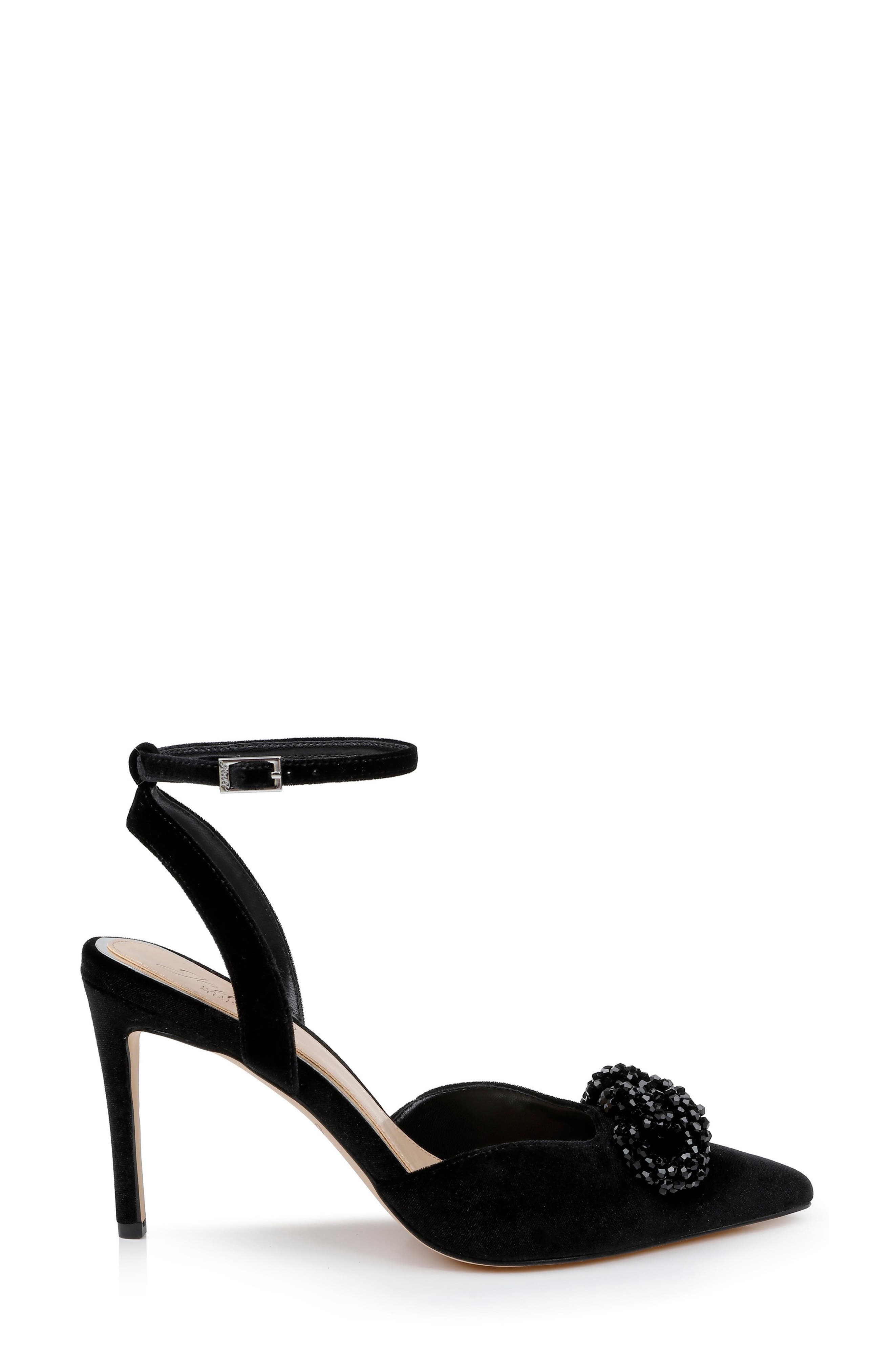 Tailynn Pointed Toe Velvet Pump, Alternate, color, BLACK VELVET
