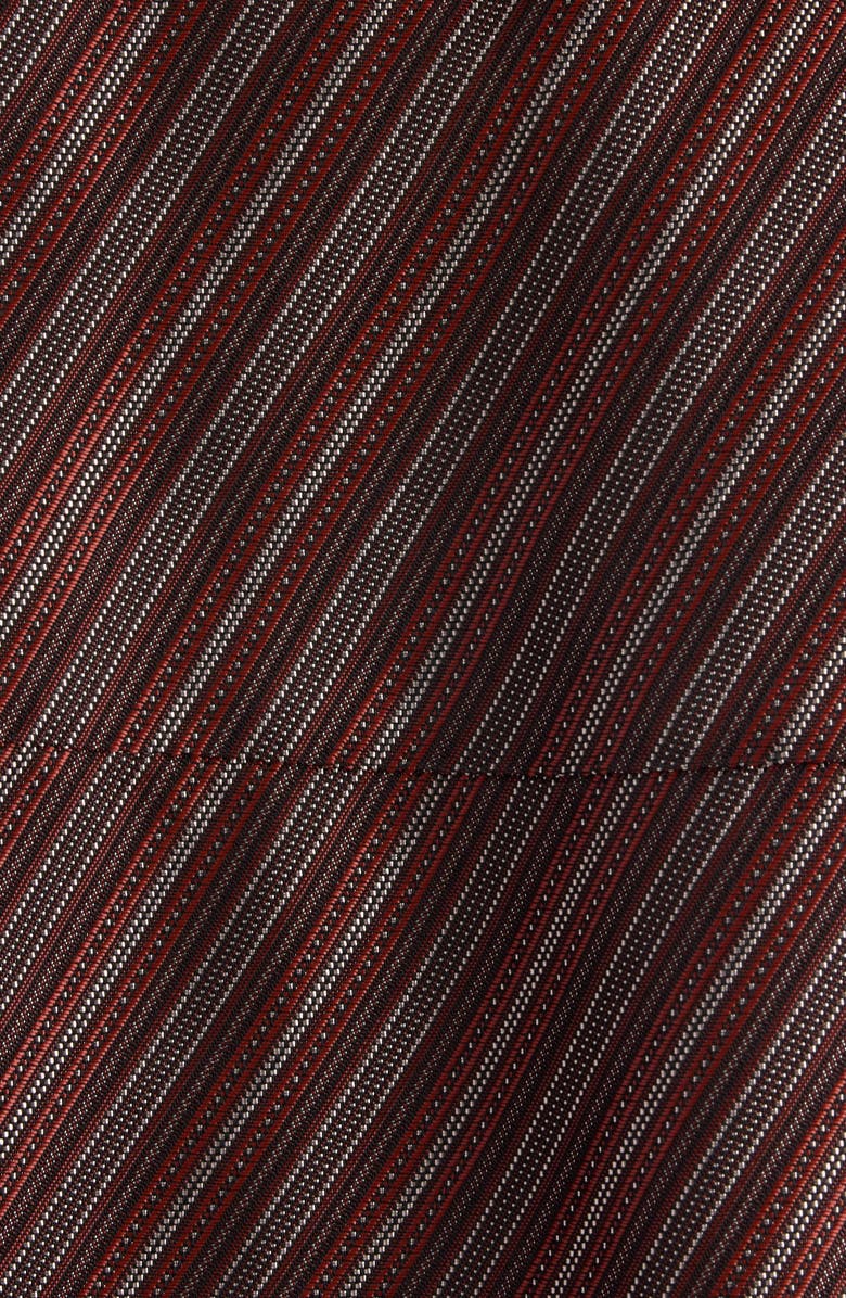 Dries Van Noten Diagonal Stripe Tailored Button-Up Shirt, Alternate, color, 