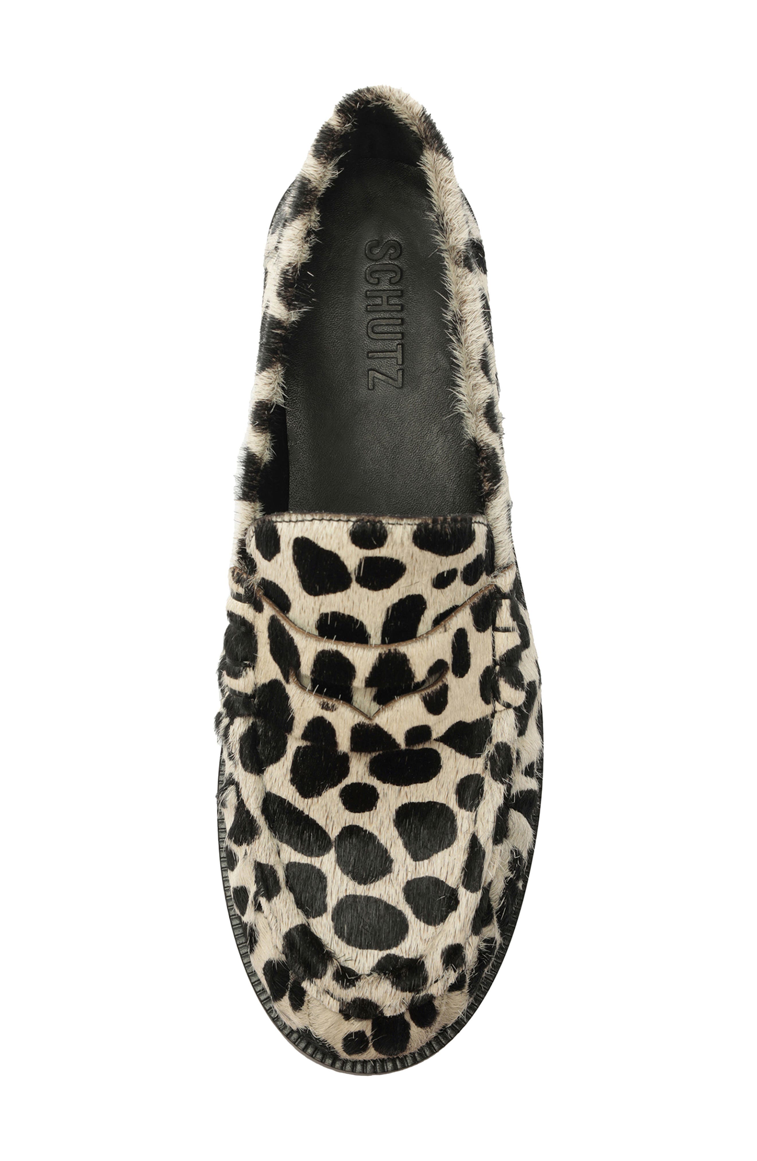 Schutz Tyche Genuine Calf Hair Penny Loafer, Alternate, color, 