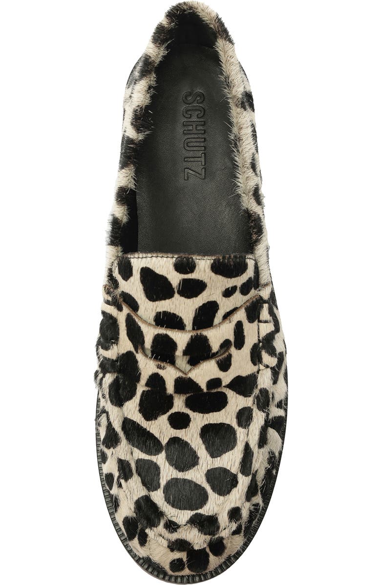 Schutz Tyche Genuine Calf Hair Penny Loafer, Alternate, color,