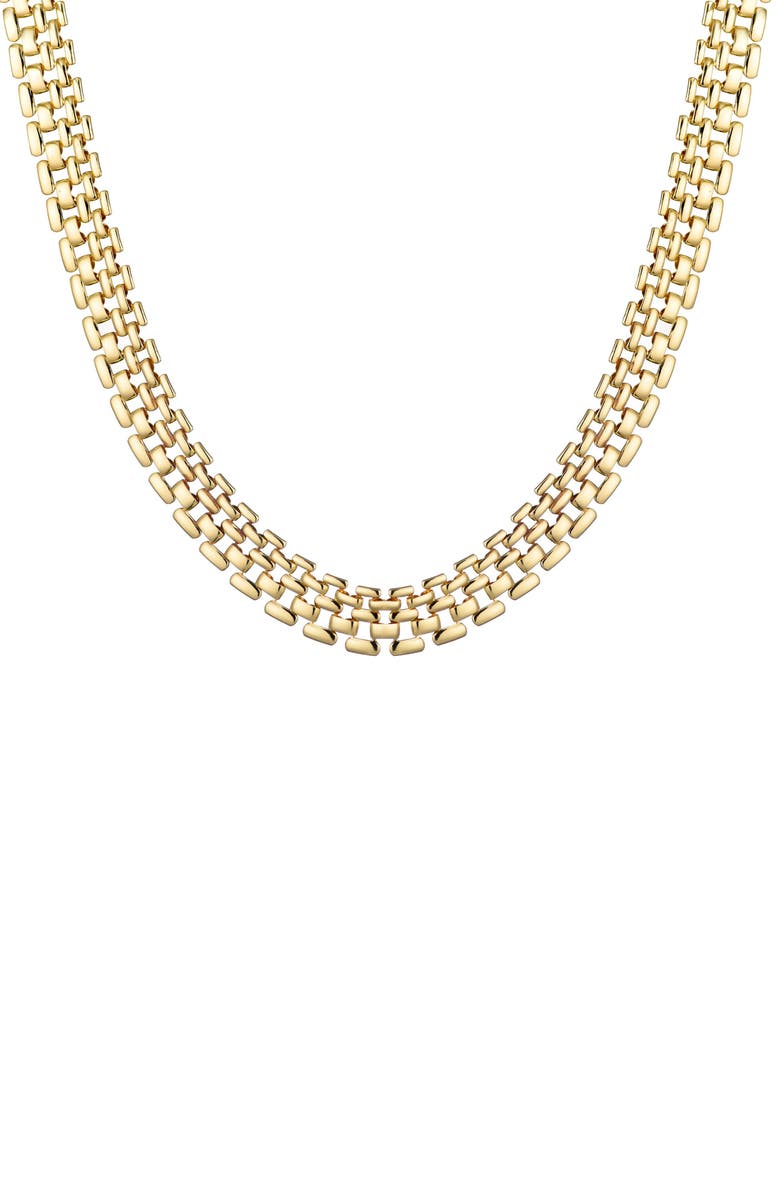 Adornia Flex Chain Necklace, Alternate, color, Gold