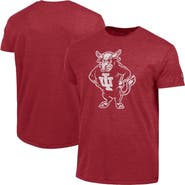 Champion Men's Champion  Crimson Indiana Hoosiers Vintage Triumph Tri-Blend T-Shirt