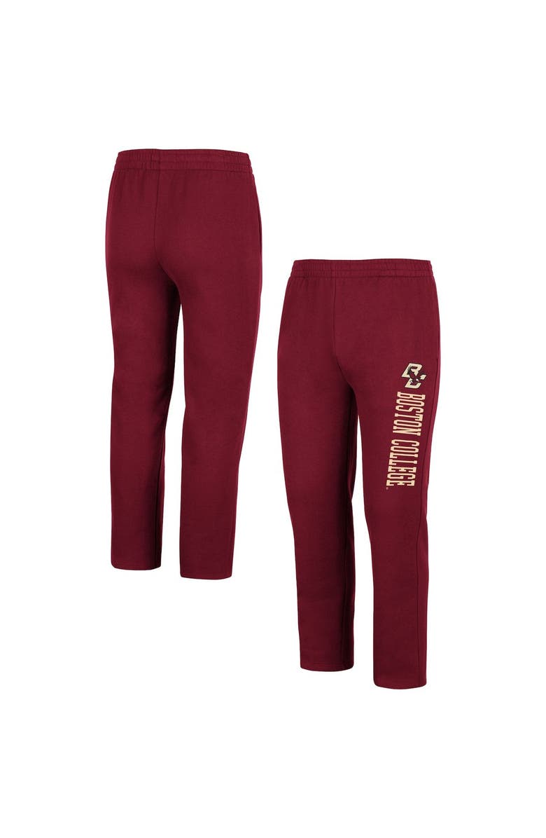 COLOSSEUM Men's Colosseum Maroon Boston College Eagles Fleece Pants, Alternate, color, 