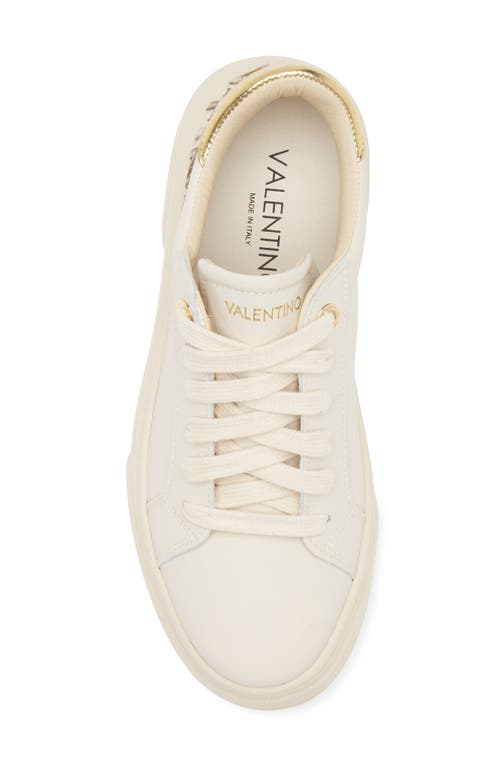 Valentino By Mario Valentino Alice Low Top Sneaker In White