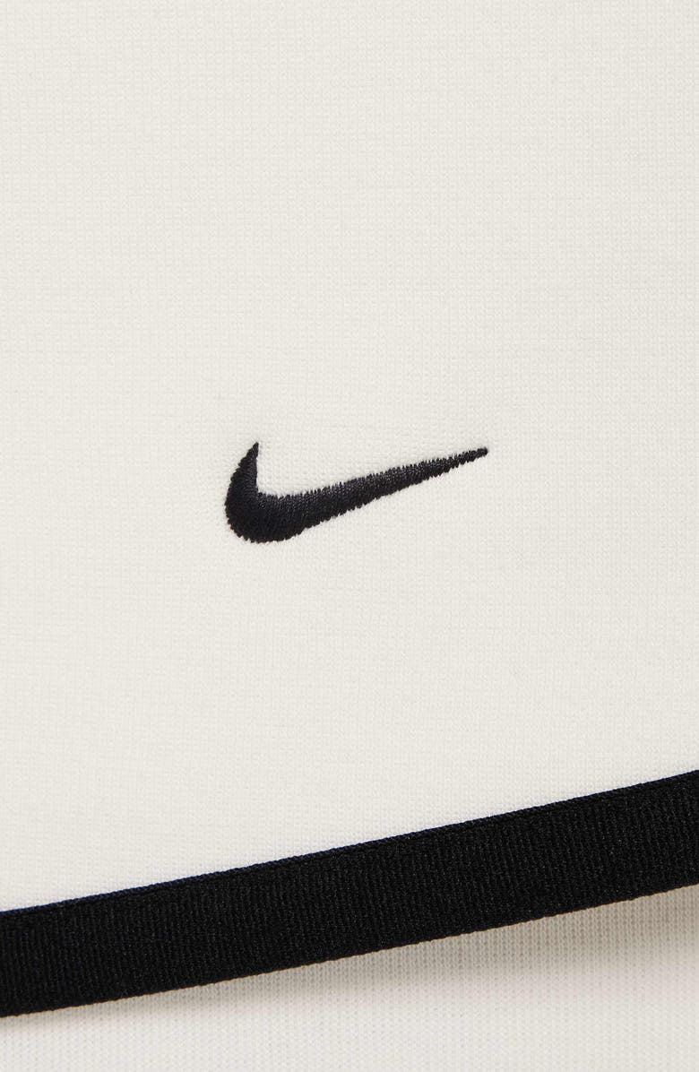 Nike Kids
 Tech Fleece Full Zip Hoodie, Alternate, color, Sail/ Black/ Black/ Black