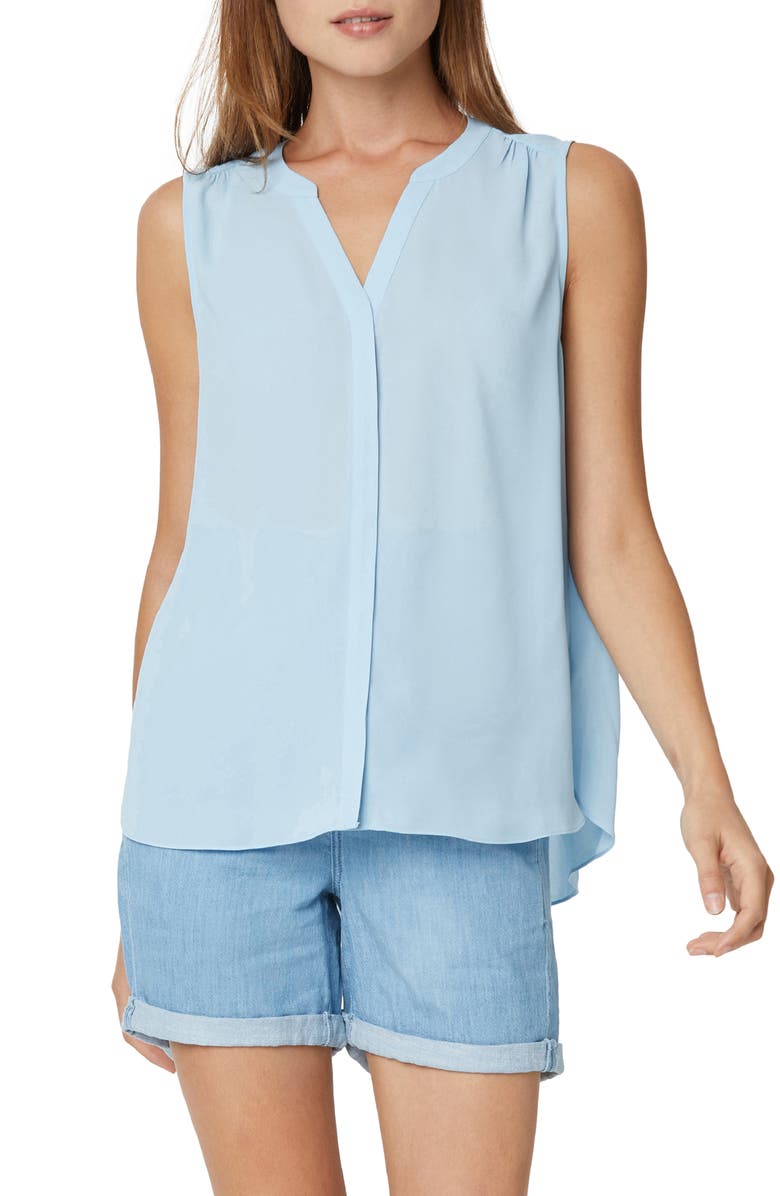 NYDJ Pintuck Detail Sleeveless Blouse, Main, color,