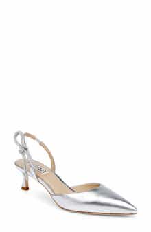 Badgley Mischka Bridal Gentry II Slingback Pointed Toe Pump