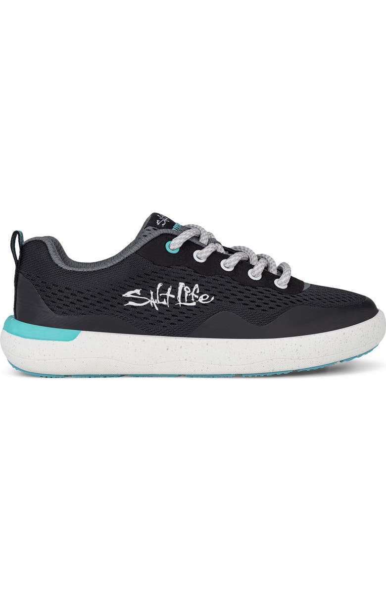 Salt Life Kids' The Tidewalker Sneaker, Alternate, color, Black