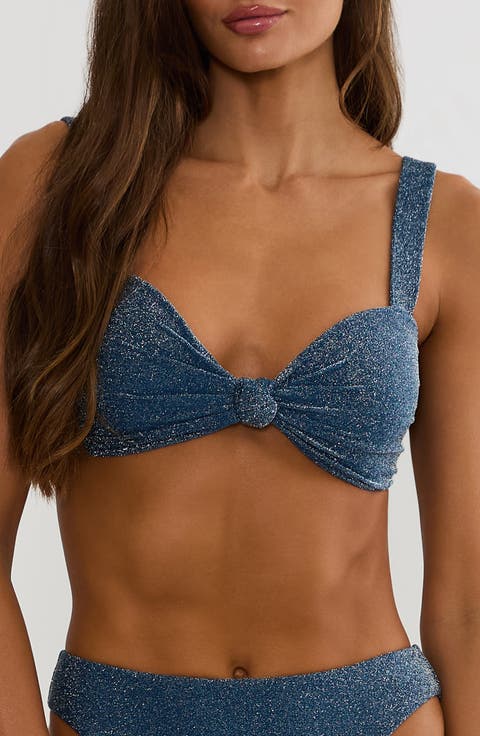 Sophia Knot Front Bikini Top