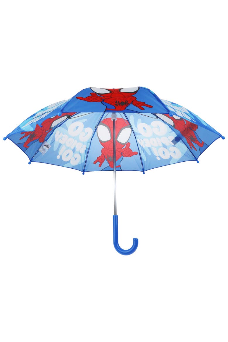 Spider-Man Go Spidey Go Kids Umbrella, Alternate, color, RED