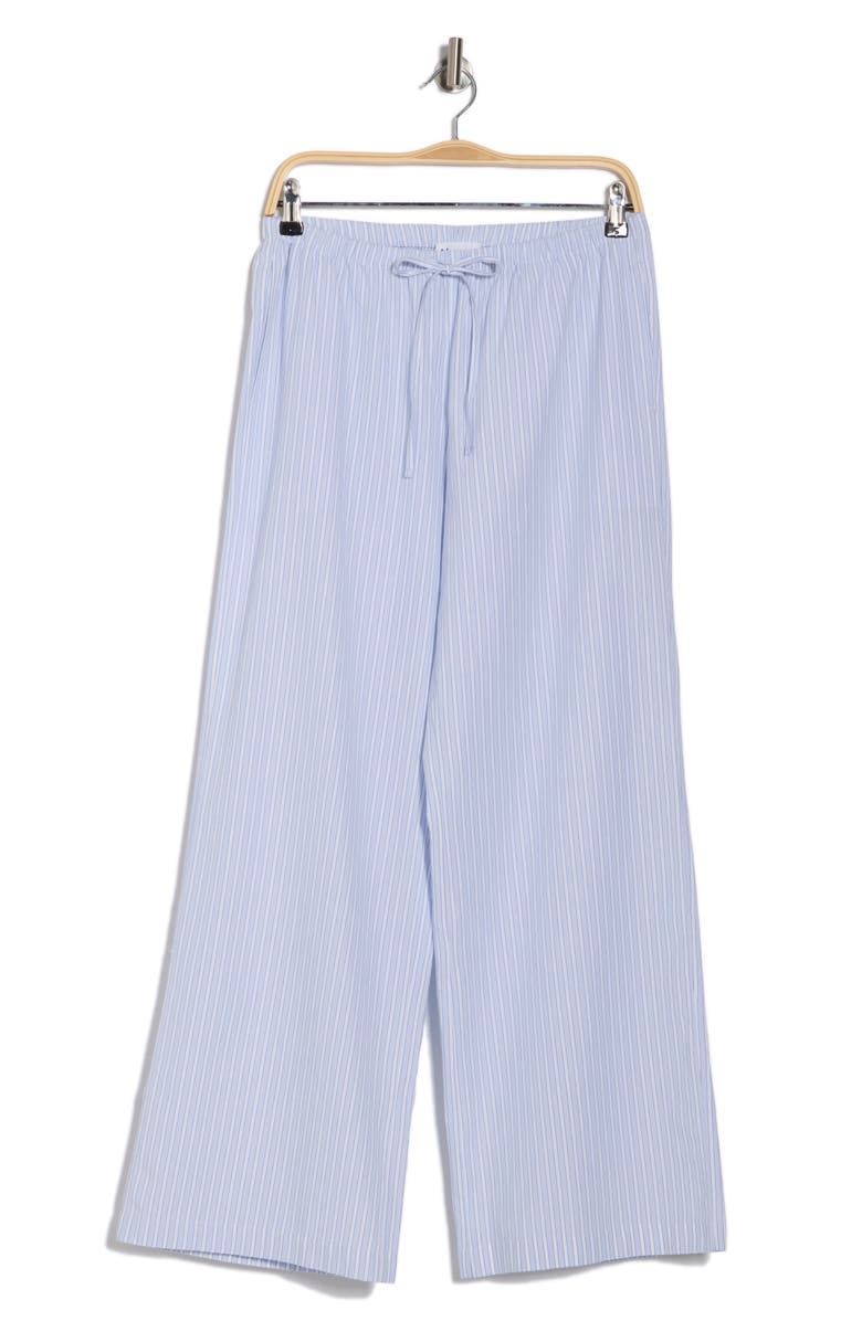 Abound Pull-On Poplin Pants, Alternate, color, Blue Xenon- White Mica Stripe