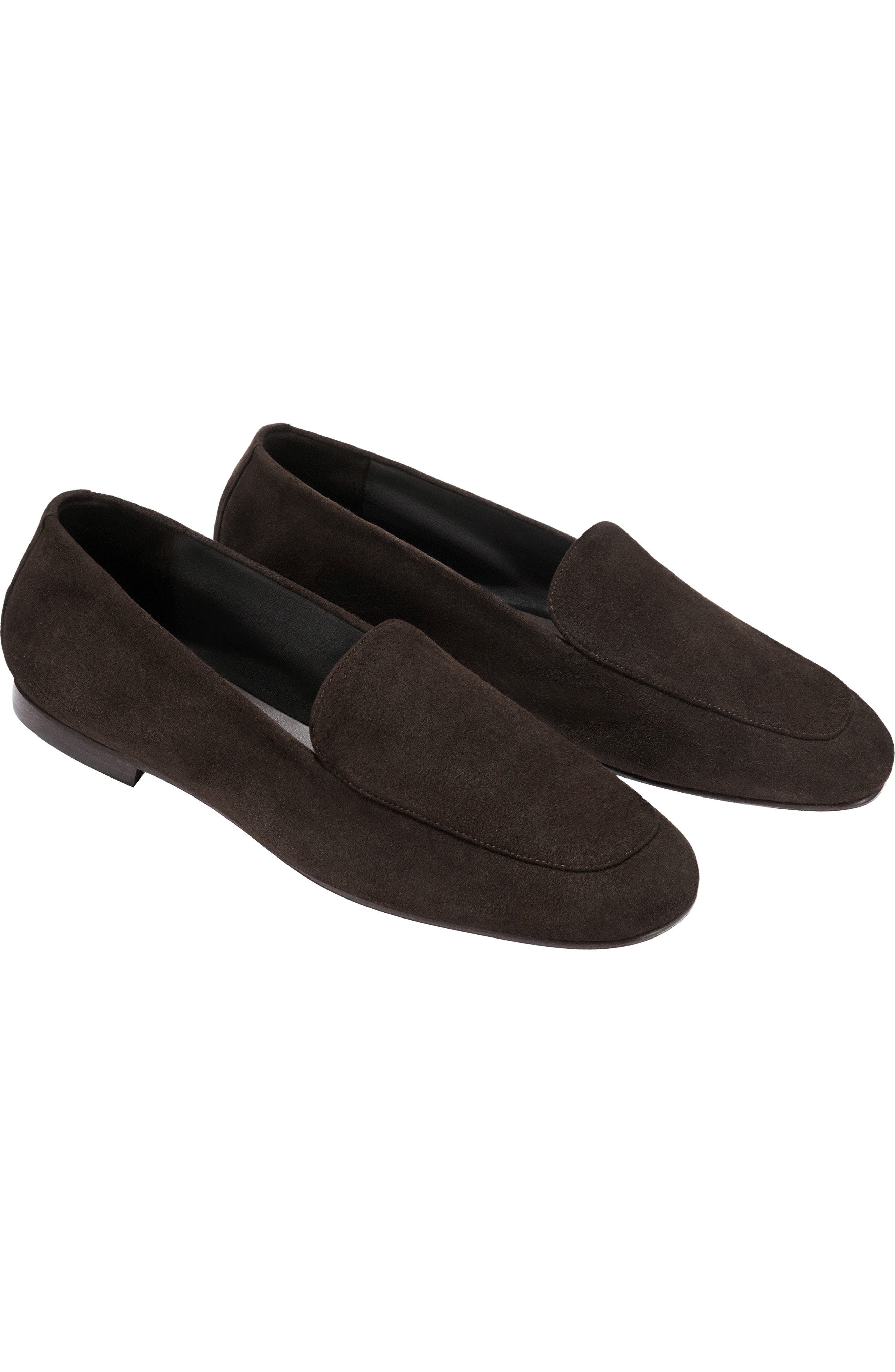 The James Loafer, Alternate, color, Molasses Suede