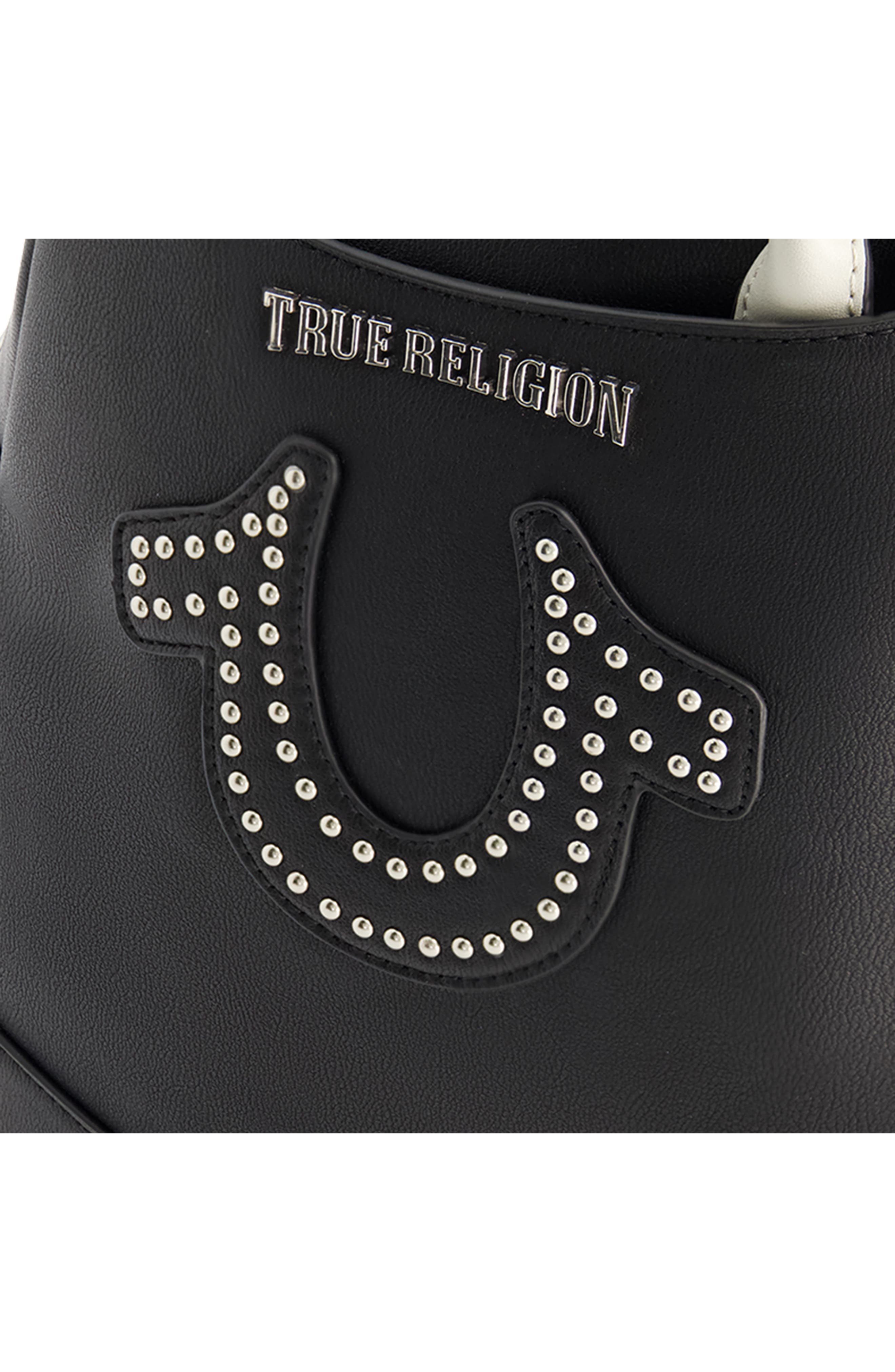 True Religion Brand Jeans Studded Horseshoe Backpack, Alternate, color, 