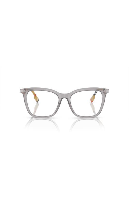 Burberry 52mm Square Optical Glasses In Gray