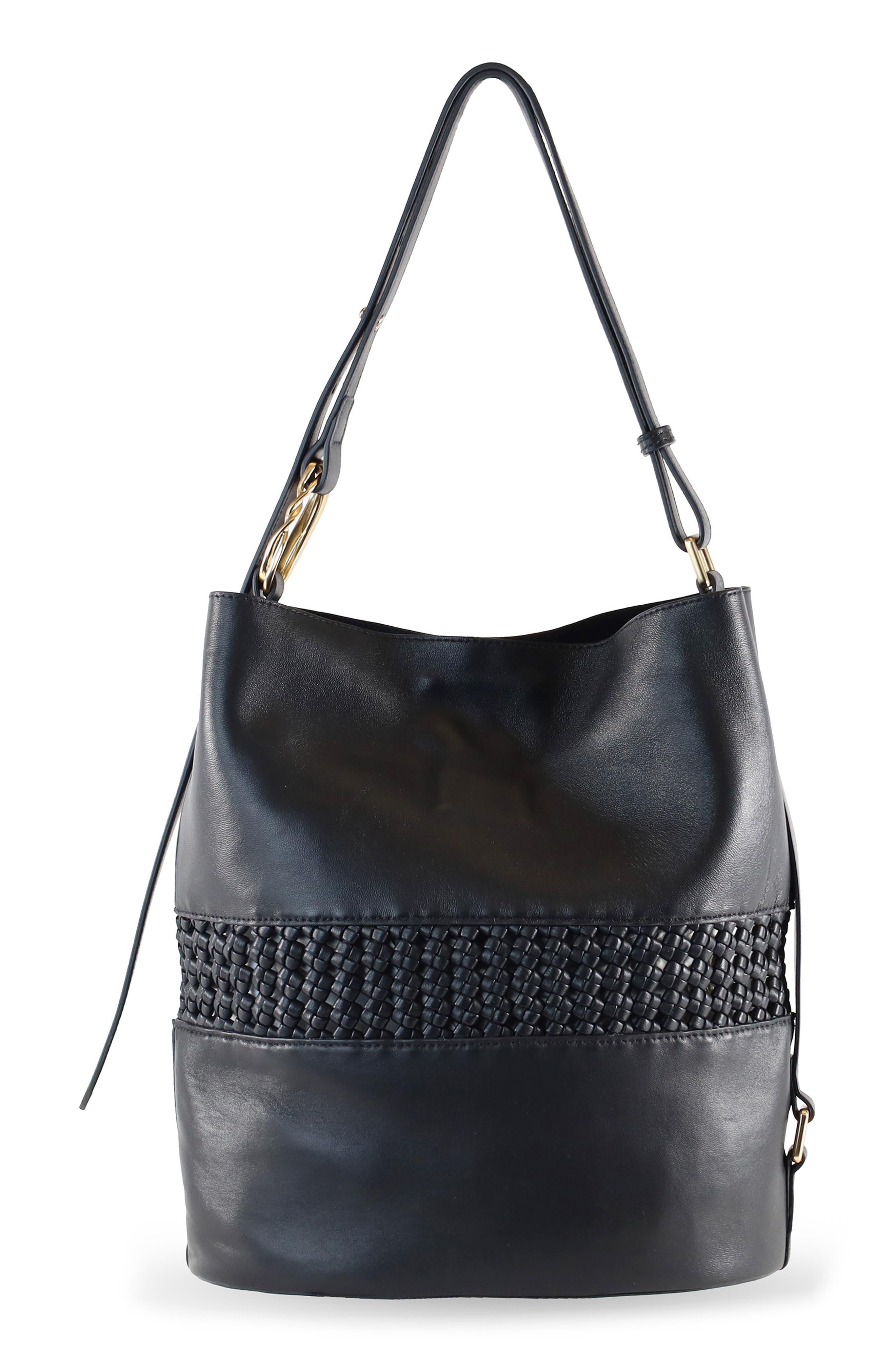 Sam Edelman Marcie Leather Bucket Bag, Alternate, color, 