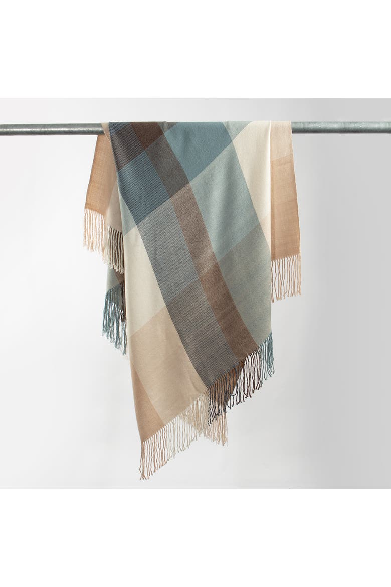 Handwoven Alpaca Throw, Alternate, color, Blue