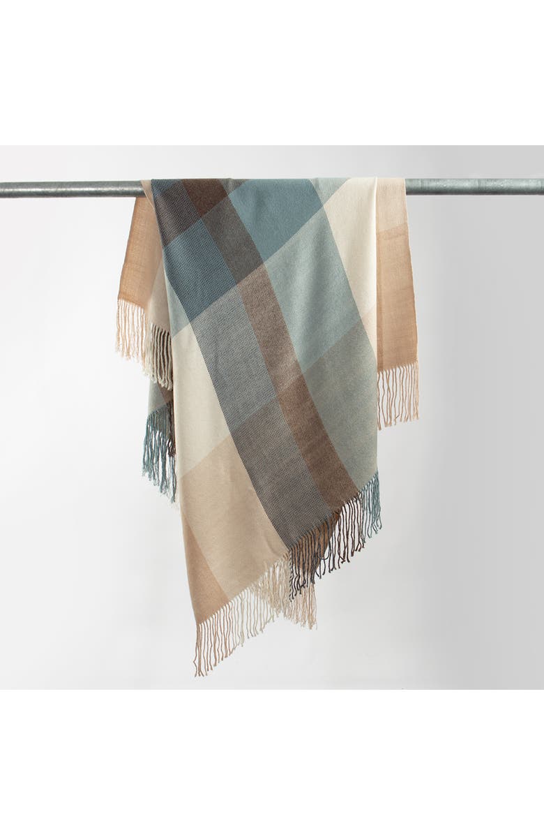 Allpa Handwoven Alpaca Throw, Alternate, color, Blue