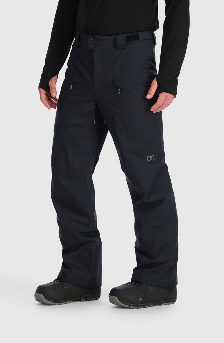 Outdoor Research Snowcrew Snow Pants, Alternate, color, Black