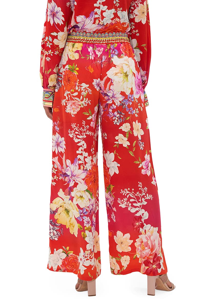Camilla Kiss and Tell Silk Wide Leg Pants, Alternate, color,