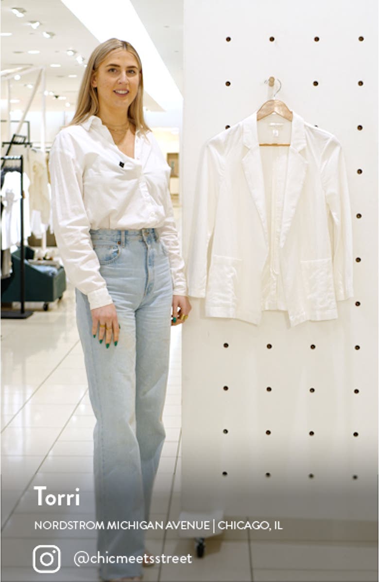 Linen Blend Jacket, sales video thumbnail